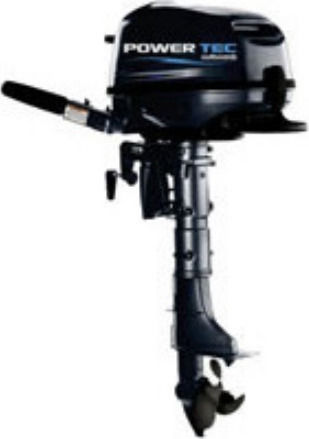 Powertec Marine-Außenbordmotor Benzin 4 Schlaganfall mit Pferdestärke 2.8hp