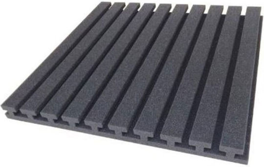 Proacoustics Polyfon Linear 55 Sound Absorbing Panel (6pcs) in Design Linear 60cm x 60cm x 55mm in Gray Color