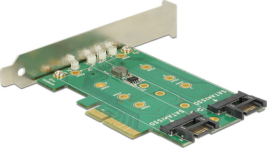 DeLock Κάρτα PCIe σε 3 θύρες M.2