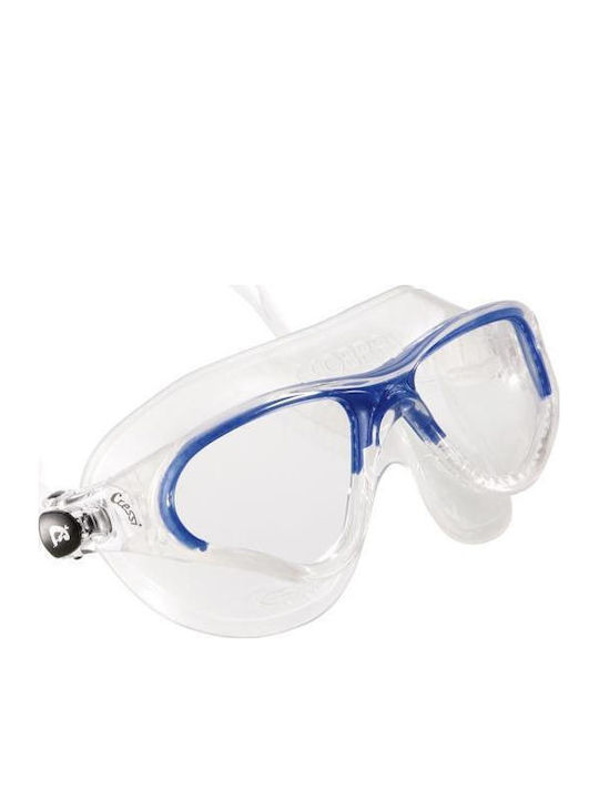 CressiSub Cobra Swimming Goggles Adults with Anti-Glare Lenses Blue