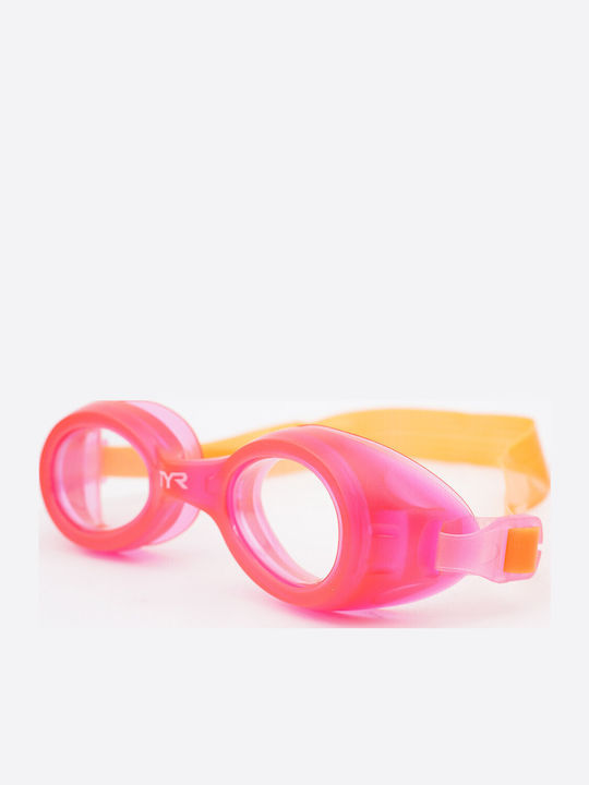 Tyr Aqua Blaze Ochelari de Înot de Copii cu Lentile Anti-Orbire Roze