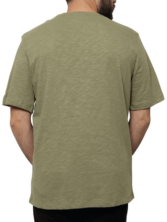 Jack & Jones Herren T-Shirt Kurzarm Oil Green
