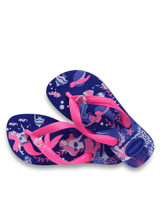 Șlapi pentru copii Flip Flops Fuchsia Fantasy