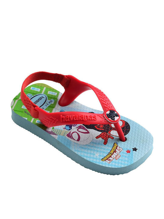 Kinder Flip Flops Rot Baby Marvel