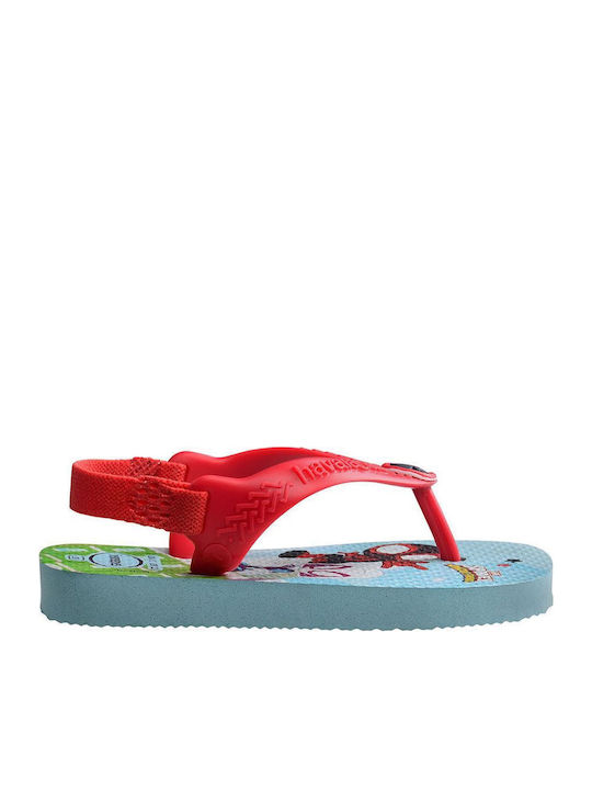 Kinder Flip Flops Rot Baby Marvel