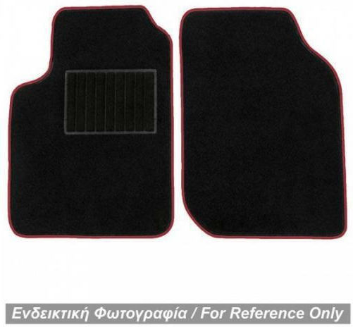 Race Axion Front Mats 2pcs for Smart ForTwo 2014 Red / Black