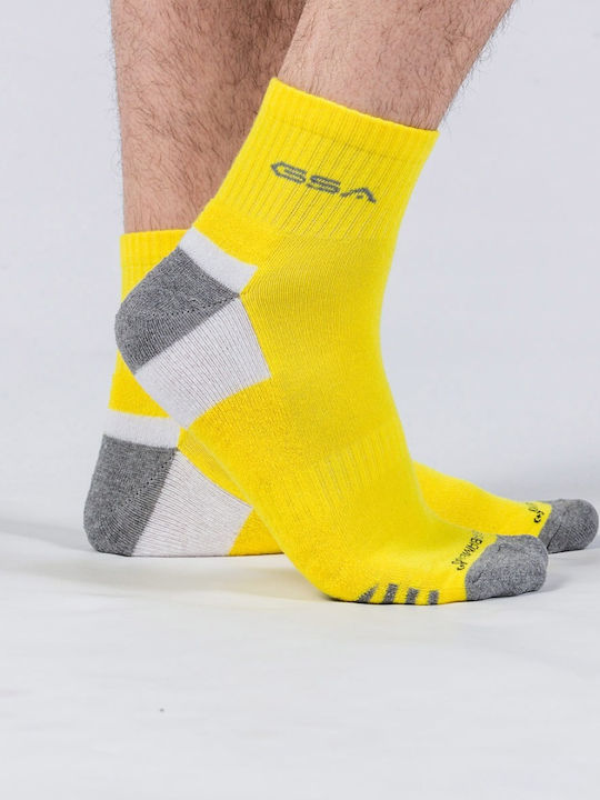 GSA Extra Gepolsterte Performance Bambus Sportsocken Mehrfarbige 6 Paare