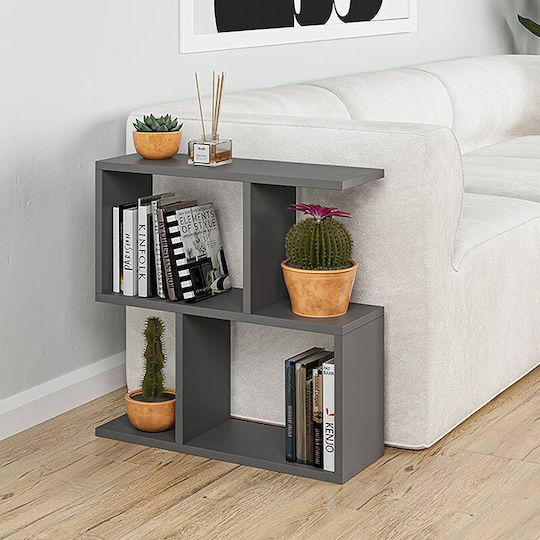 Rechteckig Beistelltisch Homemania Holz Charcoal B60xT20xH60cm