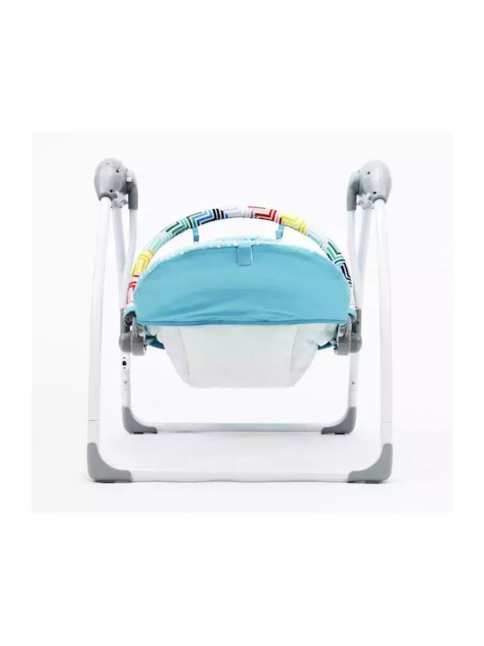 Asalvo Electric Baby Relax Swing Musical with Music Blue for Child up to 9kg