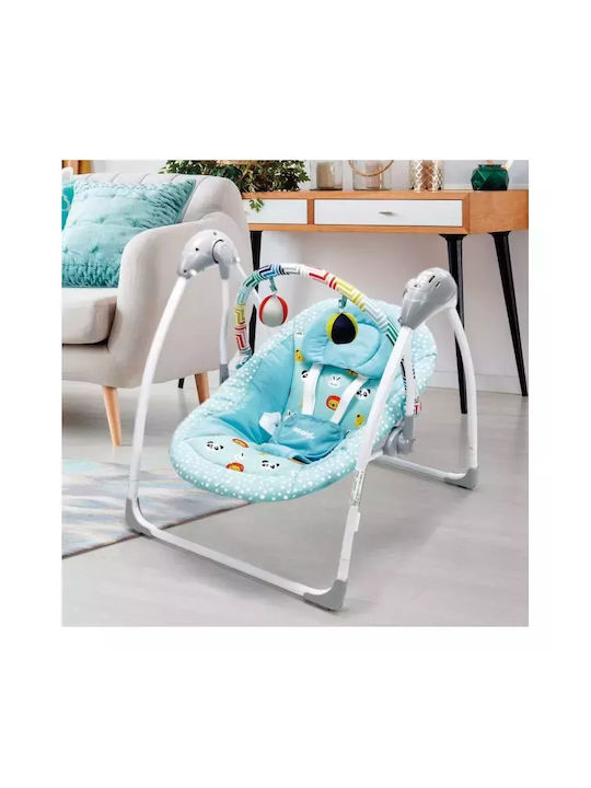 Asalvo Electric Baby Relax Swing Musical with Music Blue for Child up to 9kg