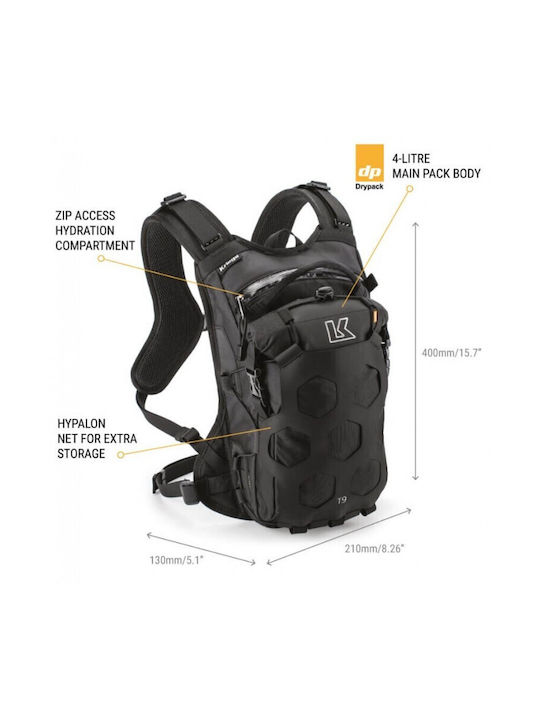 Kriega Rider Backpack Trail9 Black 9lt