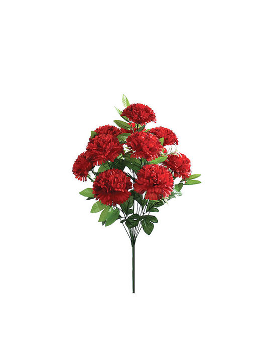 Marhome Bouquet of Artificial Flowers Chrysanthemum Red 55cm 1pcs