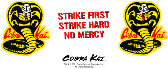 Hybris Cobra Kai Керамична Бяла Чаша