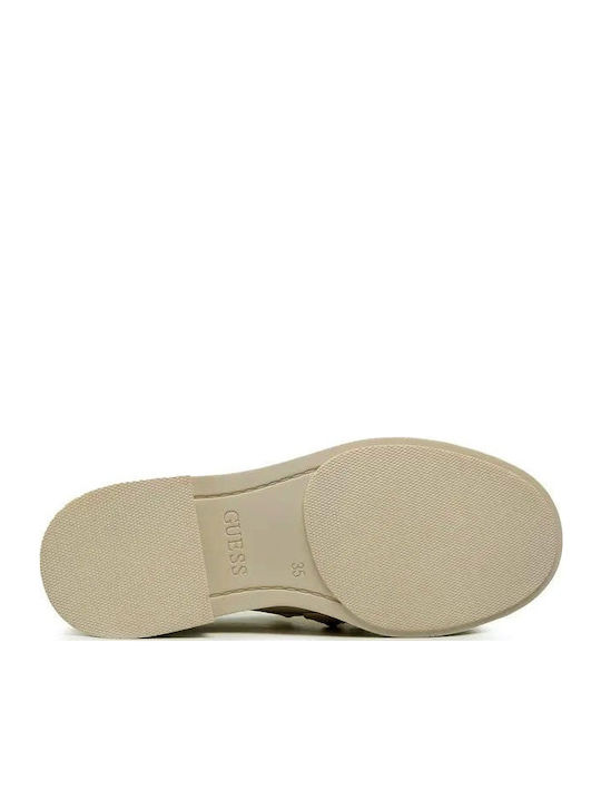 Kabele Γυναικεία Loafers σε Μπεζ Χρώμα