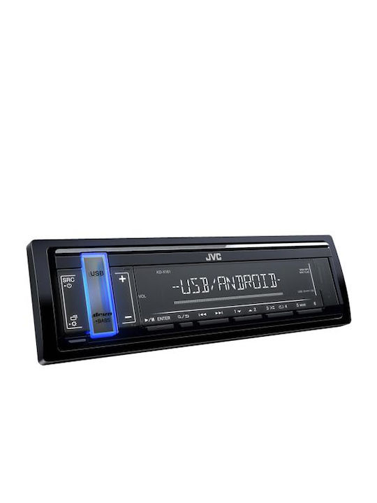 JVC Car Audio System 1DIN (USB) with Detachable Panel KD-X161