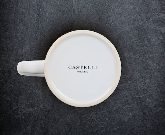 Castelli Κούπα Κεραμική Λευκή