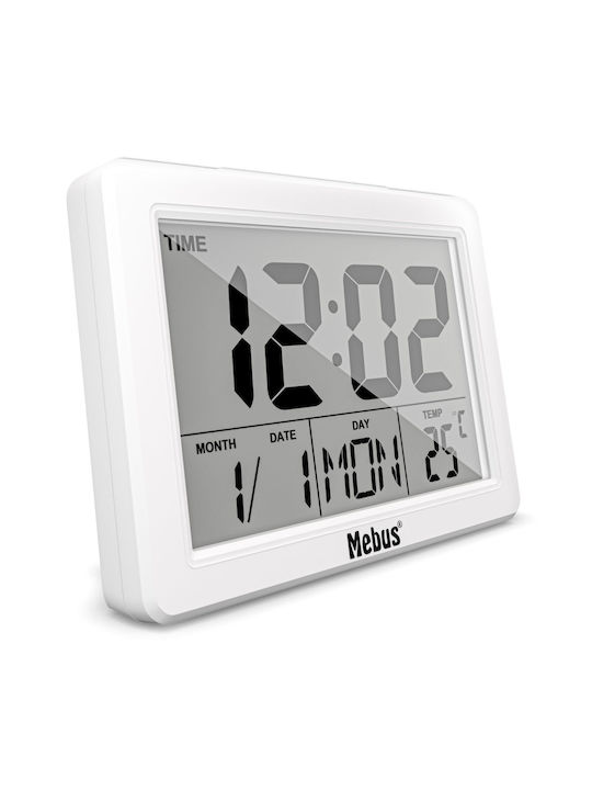 Mebus Quarz Wecker Tabletop Digital Clock with Alarm 25738