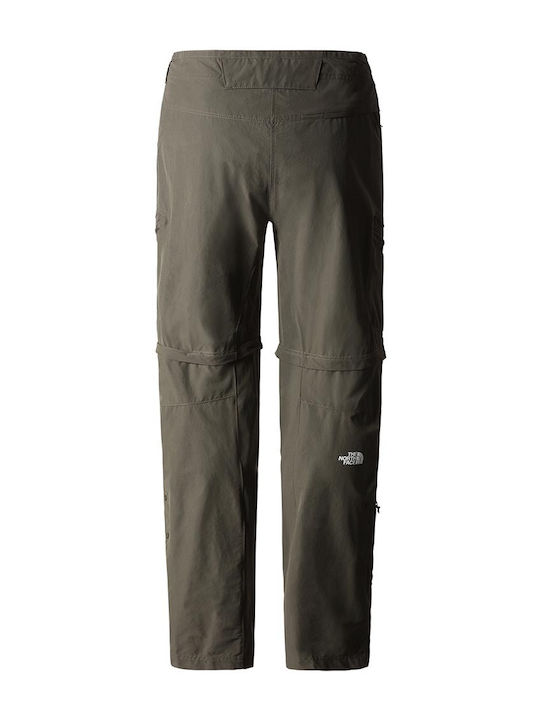 The North Face Exploration Convertible Ανδρικό Μακρύ Παντελόνι Πεζοπορίας Πράσινο