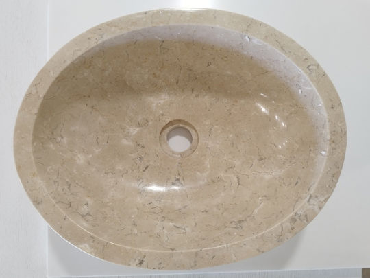Karag Leonor Countertop Sink Stone 45x35x15cm Soph Cream