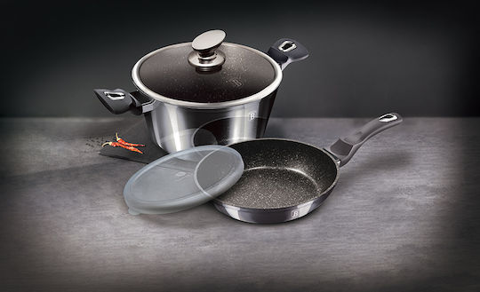 Berlinger Haus Berlinger Haus Kochgeschirr-Set aus Aluminium Carbon Pro mit Antihaftbeschichtung 2 Teile