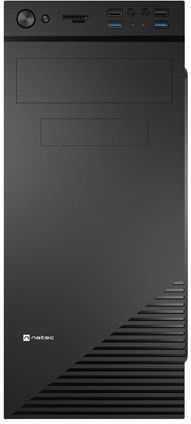 Natec Cabassu G2 Midi Tower Computer Case Black
