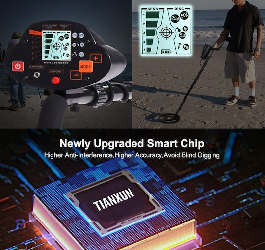 TianXun MD-5030 Detector de metale Deasupra solului