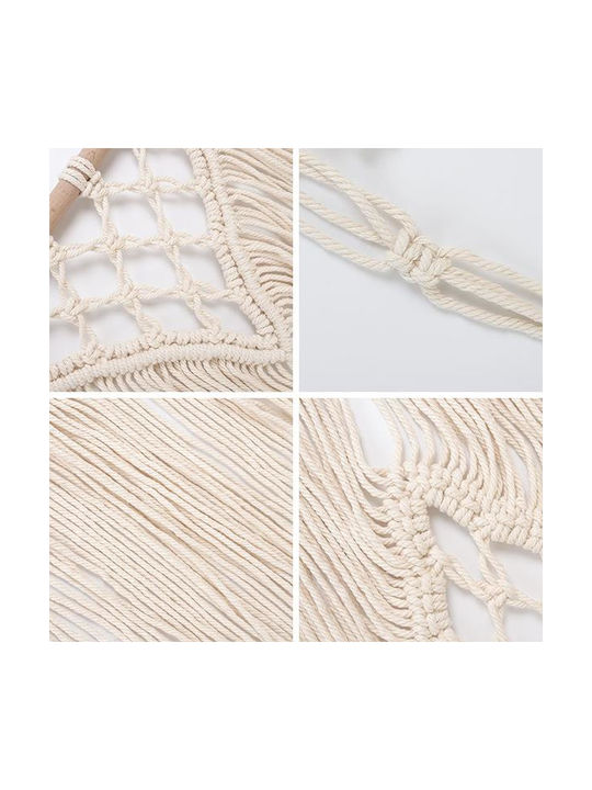 Next Hanging Decorative Macrame made of Fabric 40x58cm 1pcs