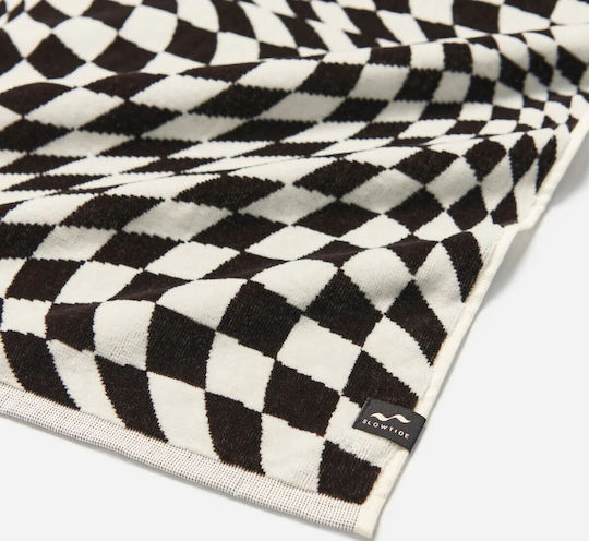Slowtide Opt Out Cotton Black 152x76cm