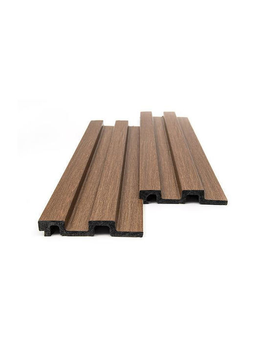 3D Wandpaneele Schaumstoff Verschraubt / mit Kleber Classic Oak Braun 290x12.2cm
