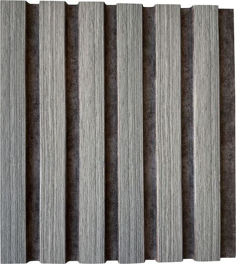 3D Wall Panels Foam with Glue Piano 2 Grey Oak Rust Gray 290x12.2x1.2cm