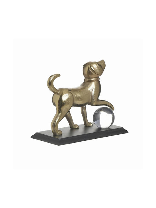 Inart Decorative Dog made of Metal 21x11x18cm 1pcs