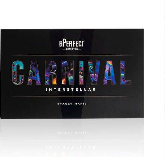BPerfect Cosmetics X Stacey Marie Carnival V Palette with Eye Shadows in Pressed Powder Form