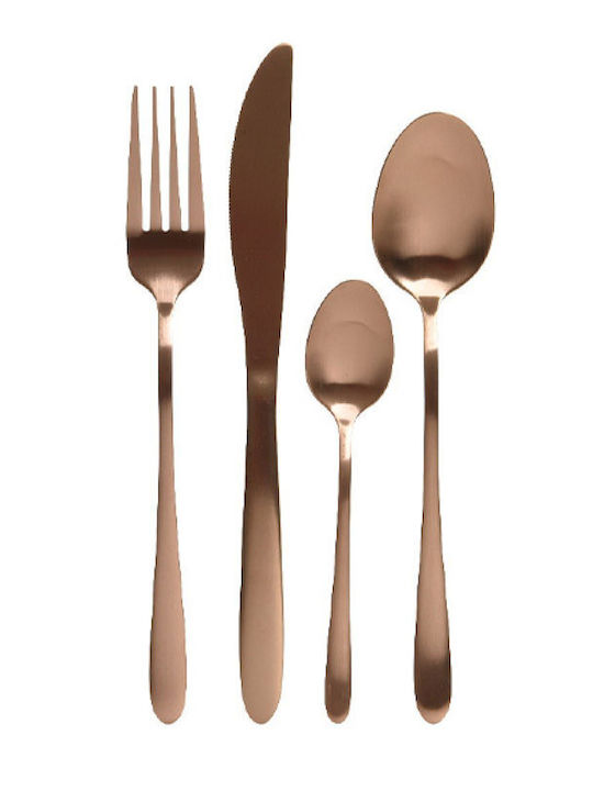 Kaemingk Besteckset Edelstahl Rose Gold 16Stück