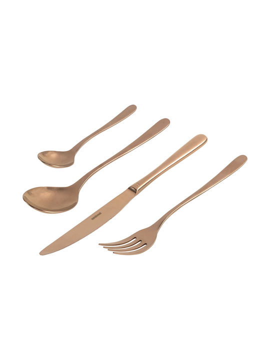 Sambonet Taste Pvd Cutlery Cutlery Set Stainless Copper 24pcs