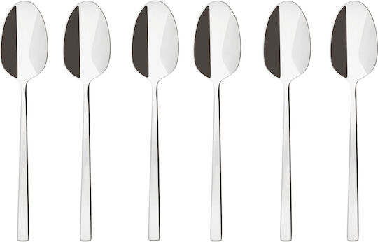 Sambonet Rock Coffee / Tea Spoons Stainless Steel Silver 12.9cm 6 Pieces