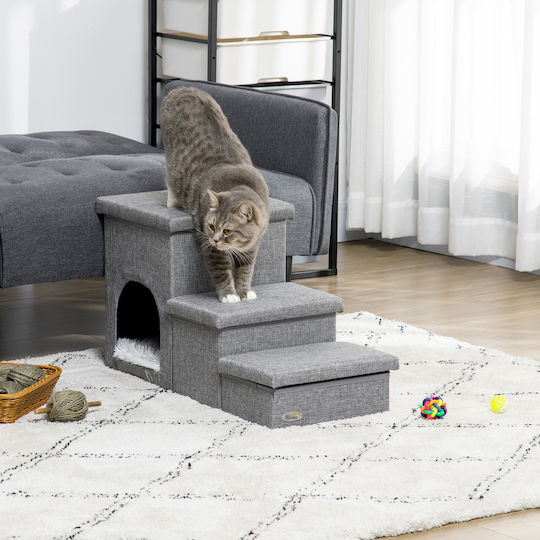Pawhut Nest Cat Gray 73.5x33x40.5cm