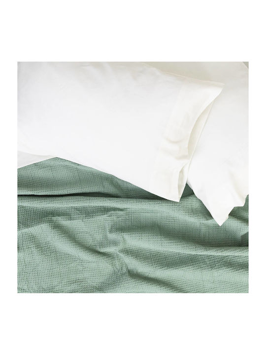 Borea Waffle Pique Blanket Double 230x260cm Verde