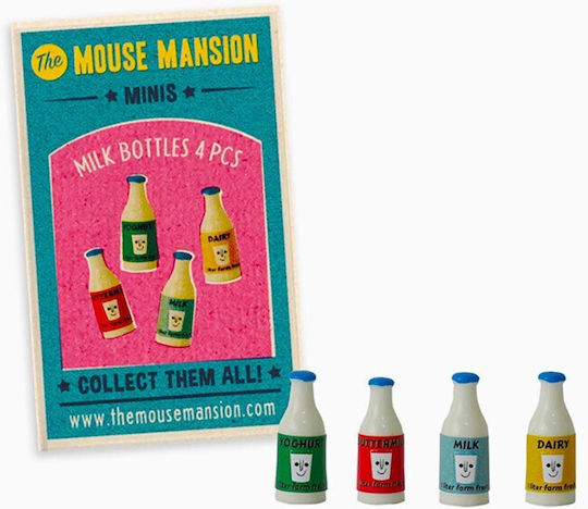 The Mouse Mansion Milk Bottles