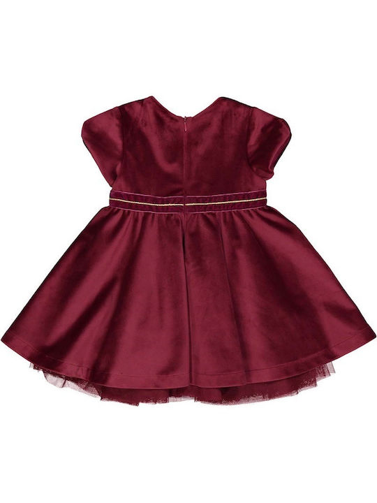 Rochie cu mâneci scurte Bordeaux Girl Birba 999953260057P24M