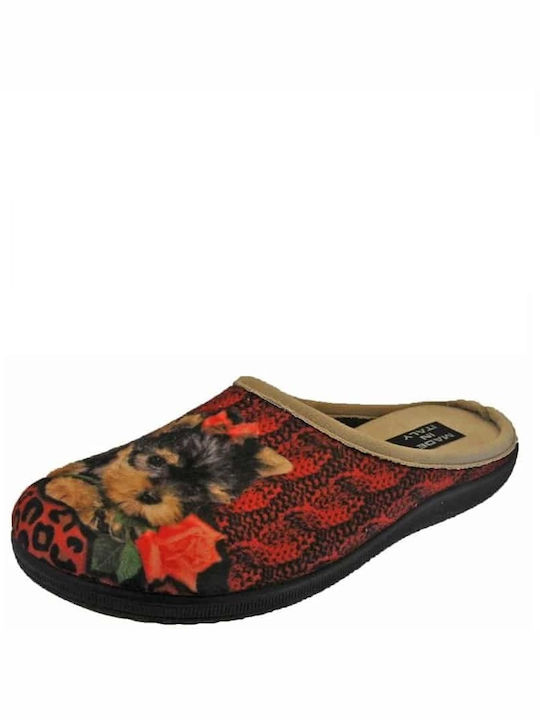 Il Mondo Comfort Slippers Bordeaux - Bordeaux