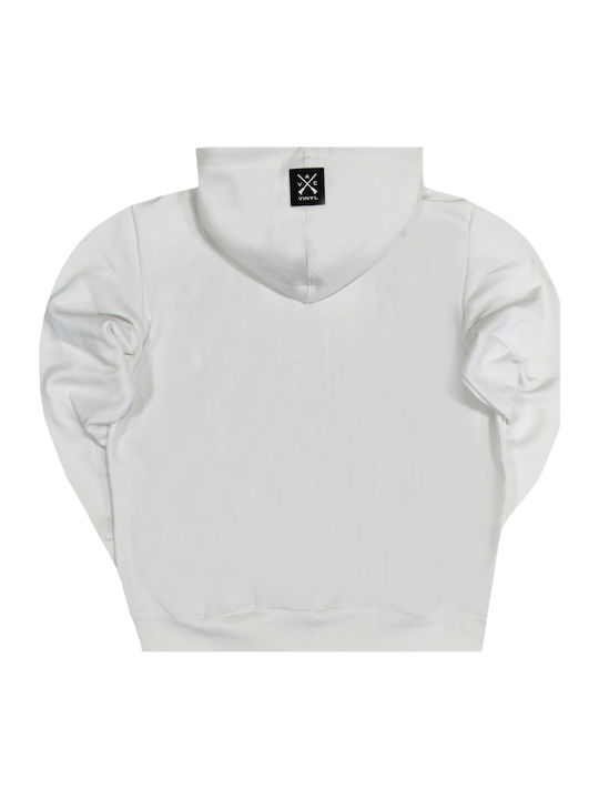 White Hooded Cardigan