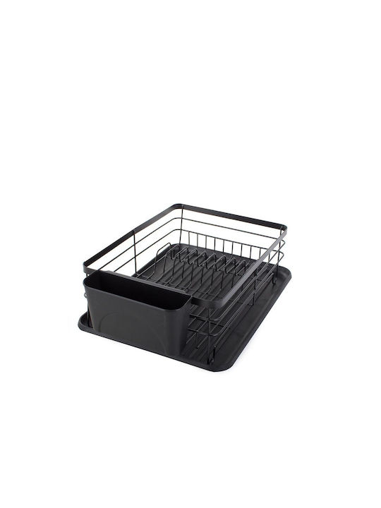 Verk Group Отцедник За Мивка От Метал Черен 44x33x15см