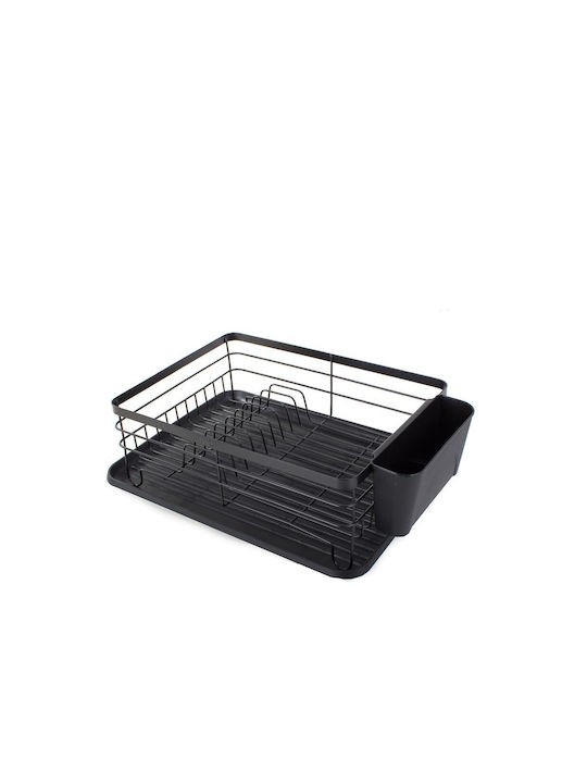 Verk Group Отцедник За Мивка От Метал Черен 44x33x15см