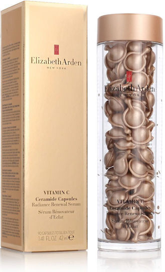 Elizabeth Arden Ceramide Vitamin C Capsules Anti-Aging Serum Gesicht mit Vitamin C 90Stk