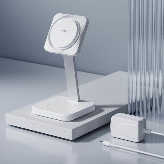 ESR Kabelloses Ladegerät (Qi Pad) 7.5W Weißs (HaloLock CryoBoost)