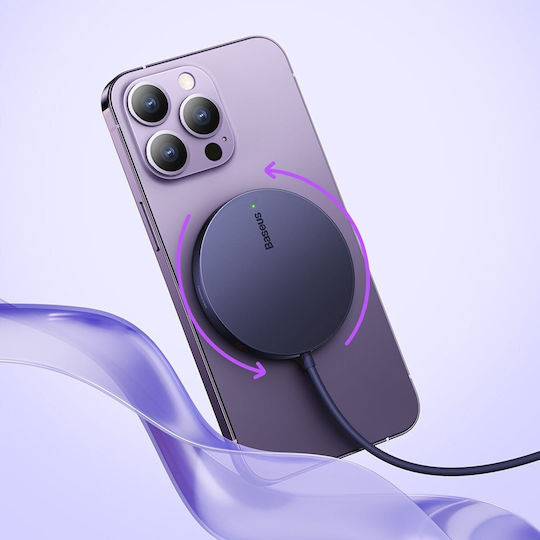 Baseus Magsafe Charger 15W Dusty Purple (Simple Mini3 )