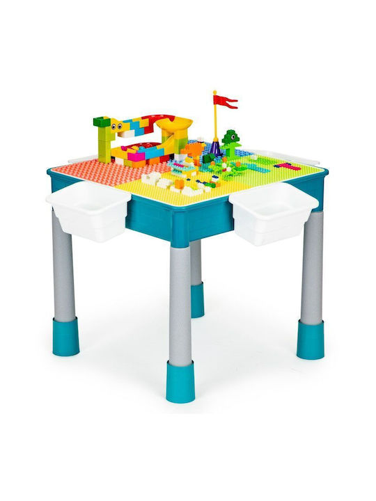 Multistore Kinder Tische mit Stühlen aus Kunststoff Blau Ecotoys Multistore Kinder Tische mit Stühlen aus Kunststoff Blau Ecotoys