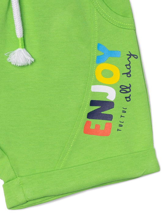 Kids' Set with Shorts Summer 2pcs Yellow