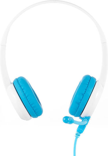 BuddyPhones StudyBuddy On Ear Multimedia Ακουστικά με μικρόφωνο και σύνδεση 3.5mm Jack σε Μπλε χρώμα