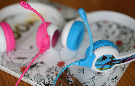 BuddyPhones StudyBuddy On Ear Multimedia Ακουστικά με μικρόφωνο και σύνδεση 3.5mm Jack σε Μπλε χρώμα